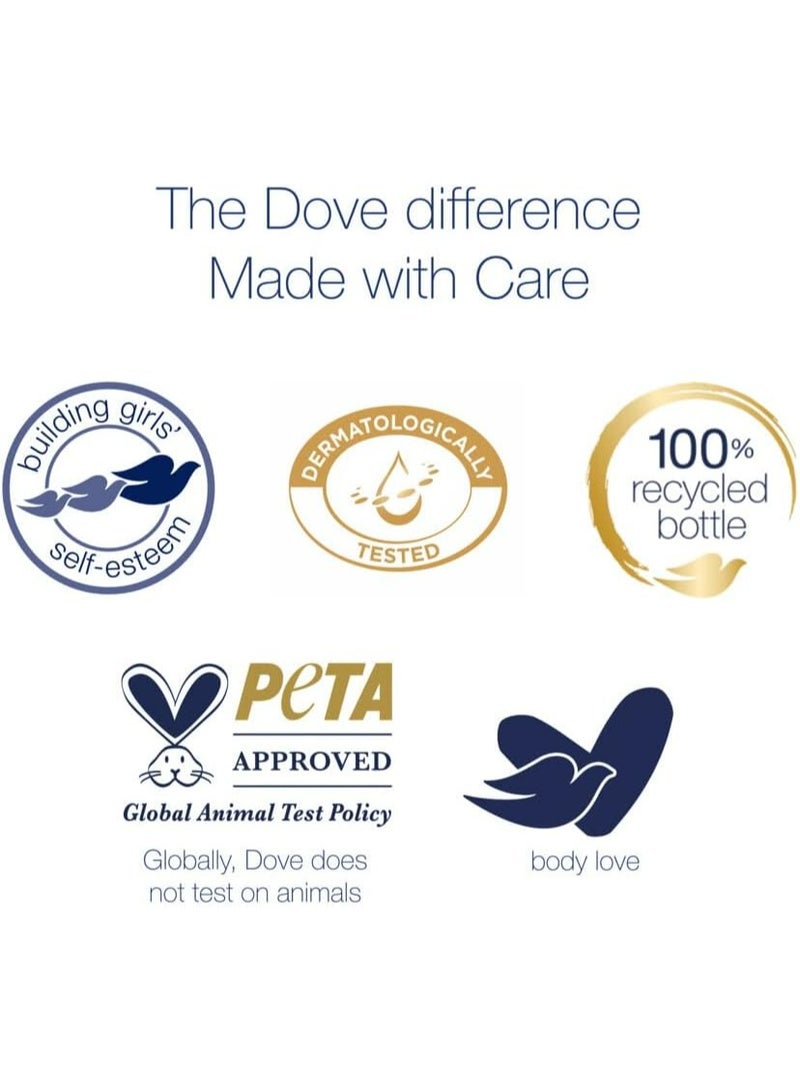 دوف لوشن الجسم دوف بودي لاف إنفيغوريتينغ كير 400 مل – للبشرة الجافة والباهتة بزيت الأفوكادو وخلاصة الآذريون ترطيب حتى 72 ساعة - Image 3